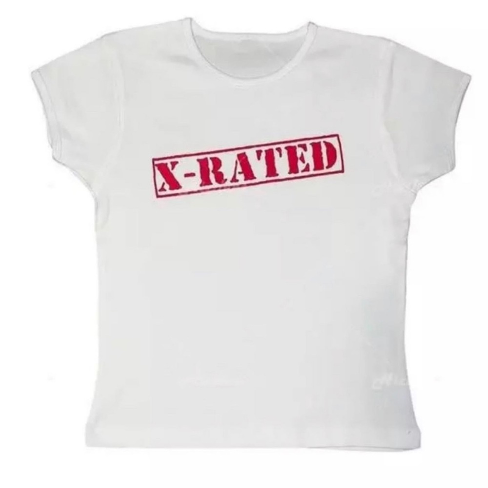 White X-rated tee